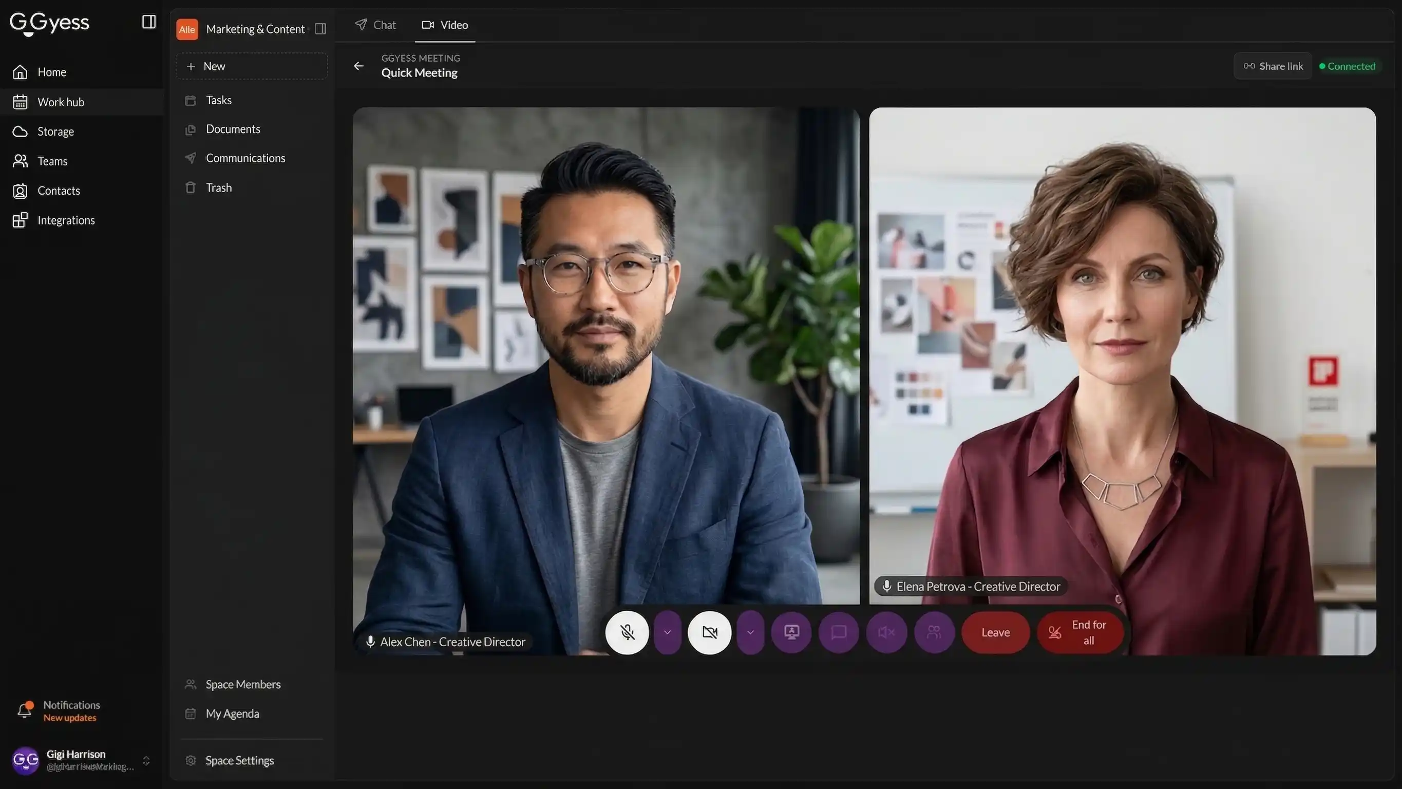 Production Video Call